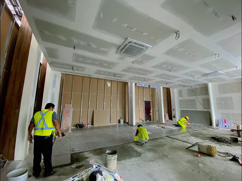 Inicio de un proyecto de construcción residencial